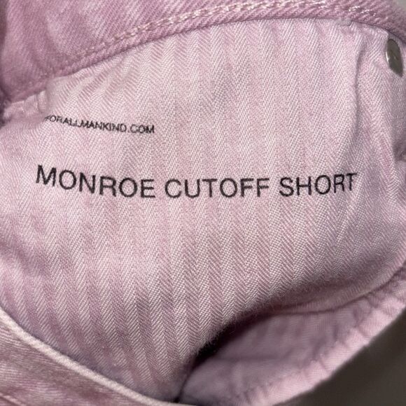 7 for all man kind button fly cutoff jean shorts 5 pockets women’s size 24. - Picture 7 of 8